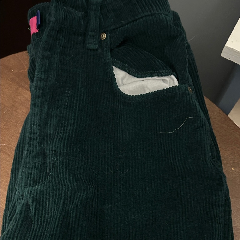 Empyre Dark Green Corduroy Pants